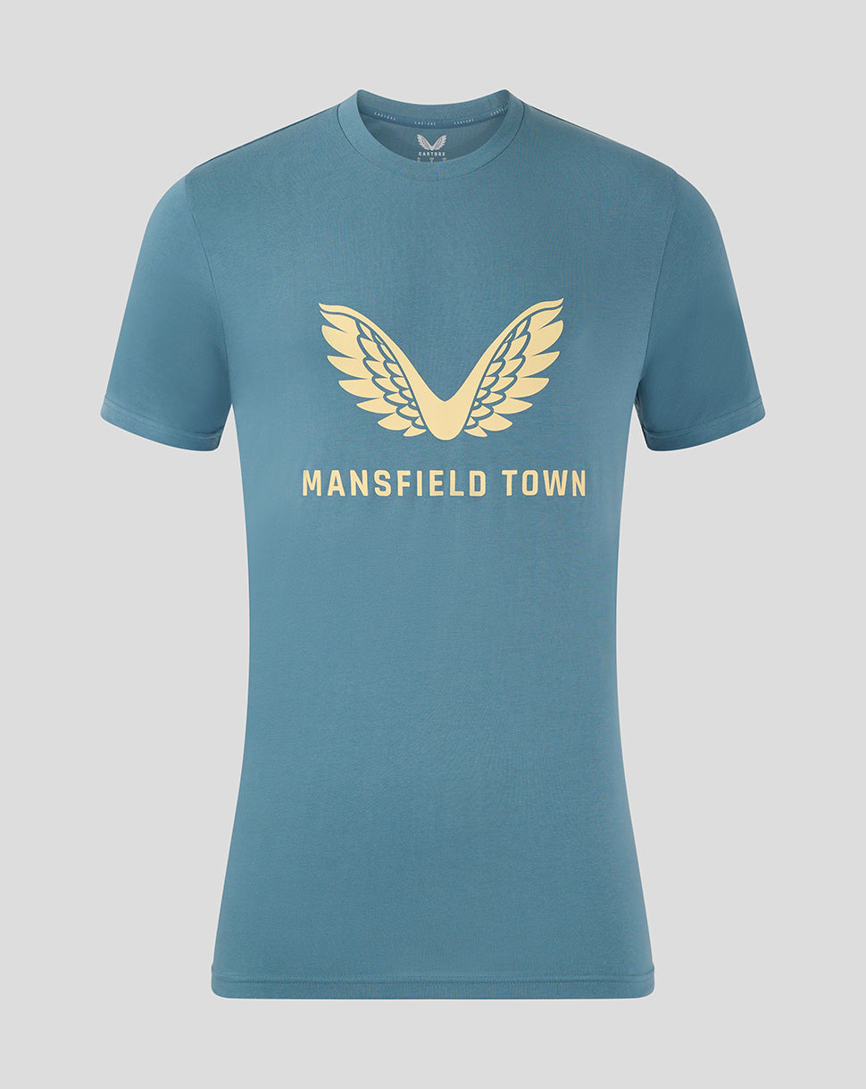Men's 24/25 Training Logo Tee - Light Blue